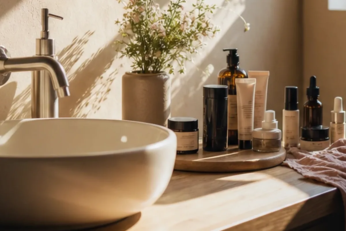 Hochwertige Beauty-Inszenierung zu Auswahlkriterien für Glätteisen für lockiges Haar