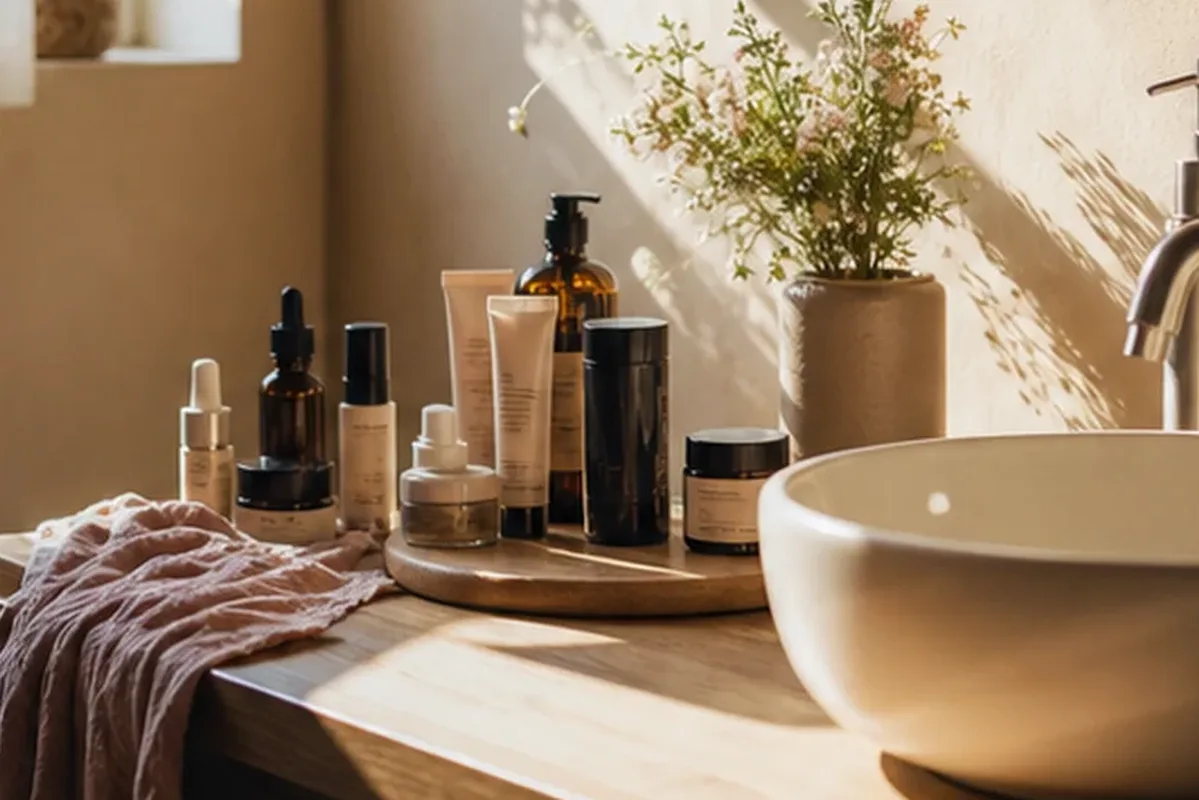 Hochwertige Beauty-Inszenierung zu Auswahlkriterien für Gesichtssauna für Anfänger