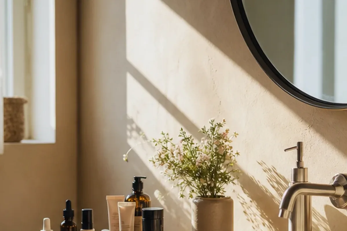 Hochwertige Beauty-Inszenierung zu Auswahlkriterien für Lockenstab für lockiges Haar