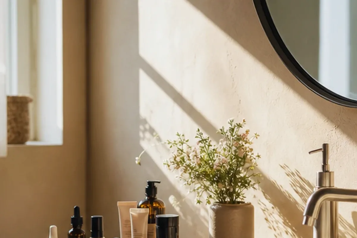 Redaktionelle Detailaufnahme zur Orientierung bei After Shave für fettige Haut