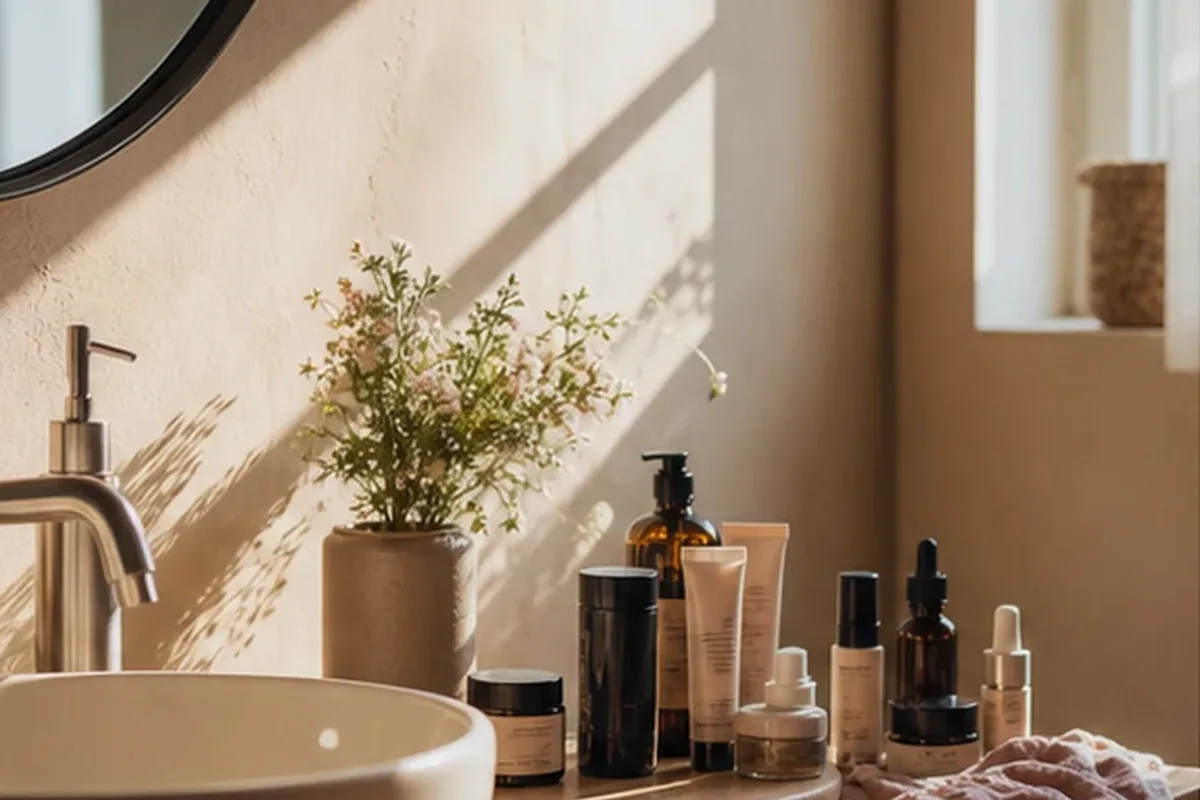 Hochwertige Beauty-Inszenierung zu Auswahlkriterien für Tiefenreinigungsshampoo für feines Haar