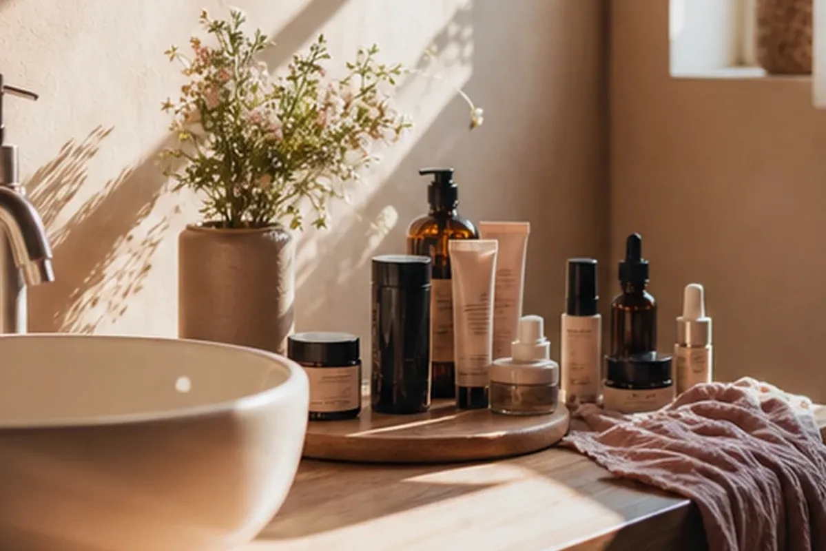 Redaktionelle Detailaufnahme zur Orientierung bei Körperlotion bei brüchigen Nägeln