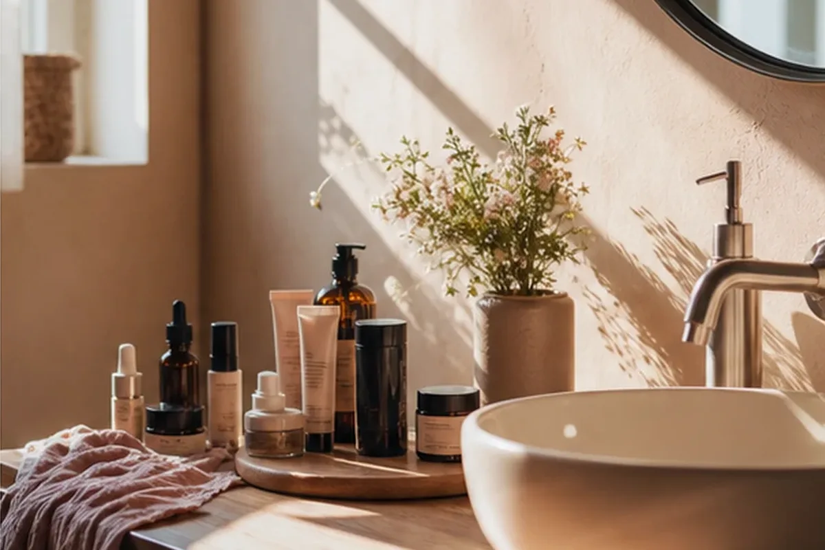Hochwertige Beauty-Inszenierung zu Auswahlkriterien für Foundation für trockene Haut
