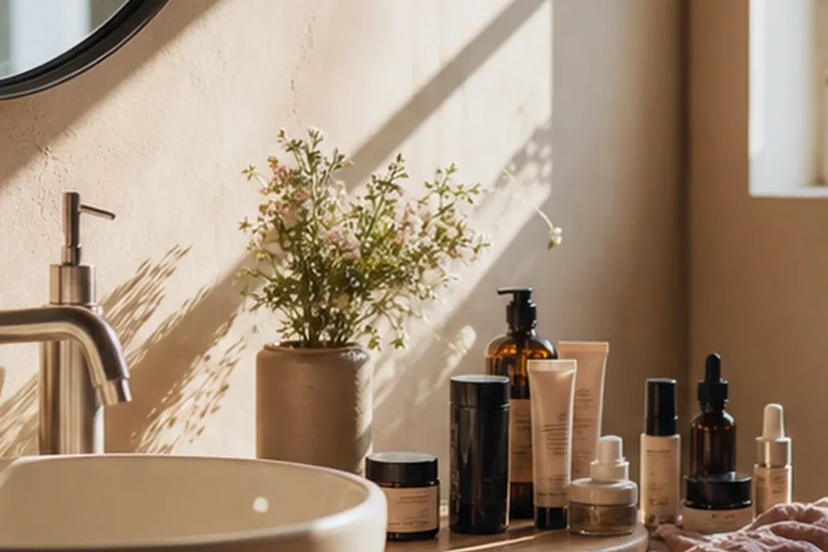 Hochwertige Beauty-Inszenierung zu Auswahlkriterien für Kosmetikspiegel für Anfänger