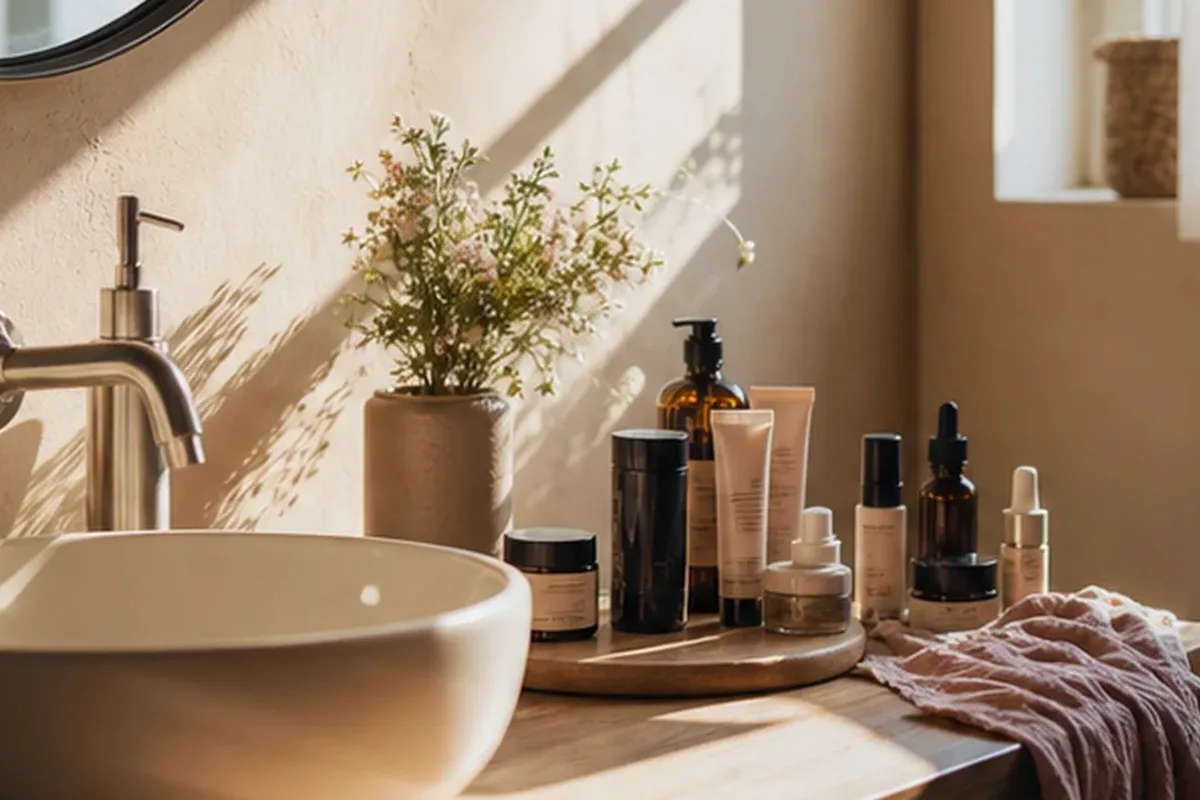 Hochwertige Beauty-Inszenierung zu Auswahlkriterien für Rouge bei Rötungen