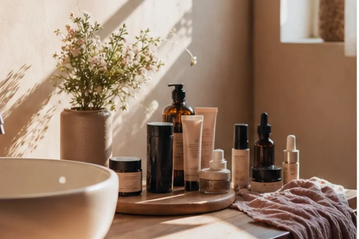Hochwertige Beauty-Inszenierung zu Auswahlkriterien für Kopfhautpflege für trockene Haut