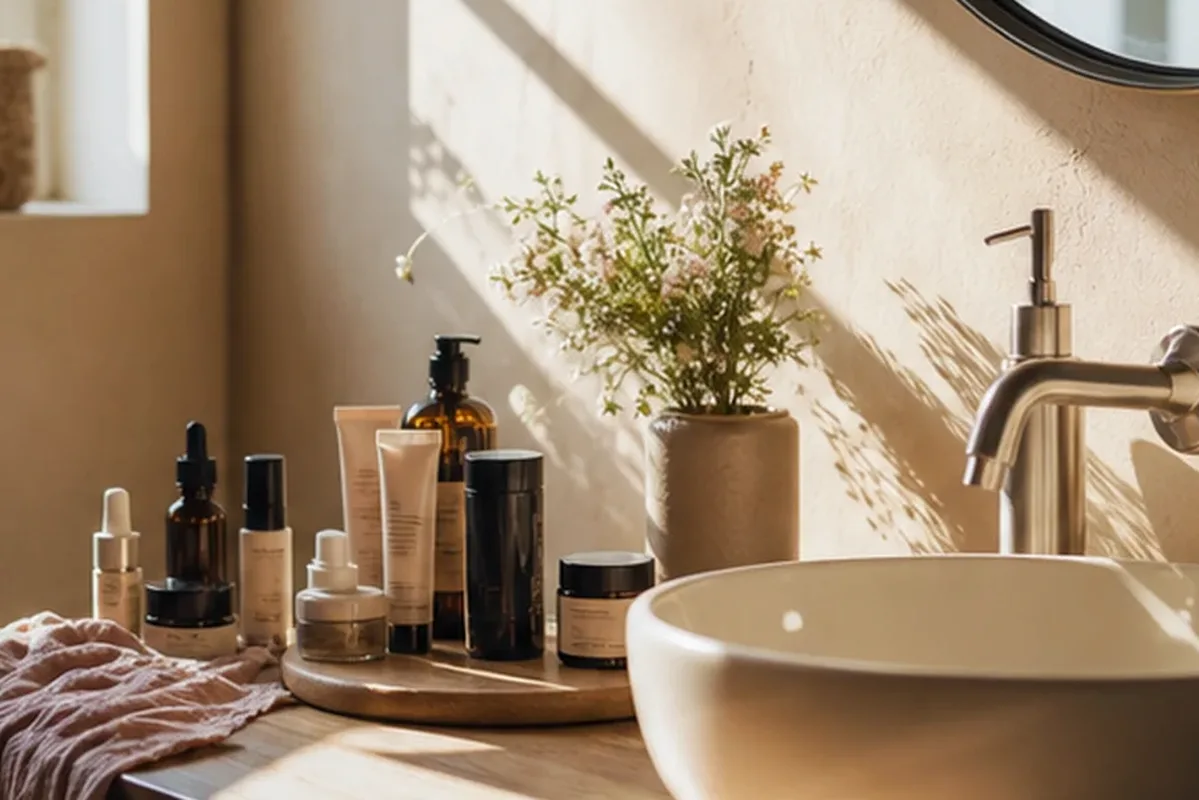 Redaktionelle Detailaufnahme zur Orientierung bei Vitamin-C-Serum bei Pigmentflecken