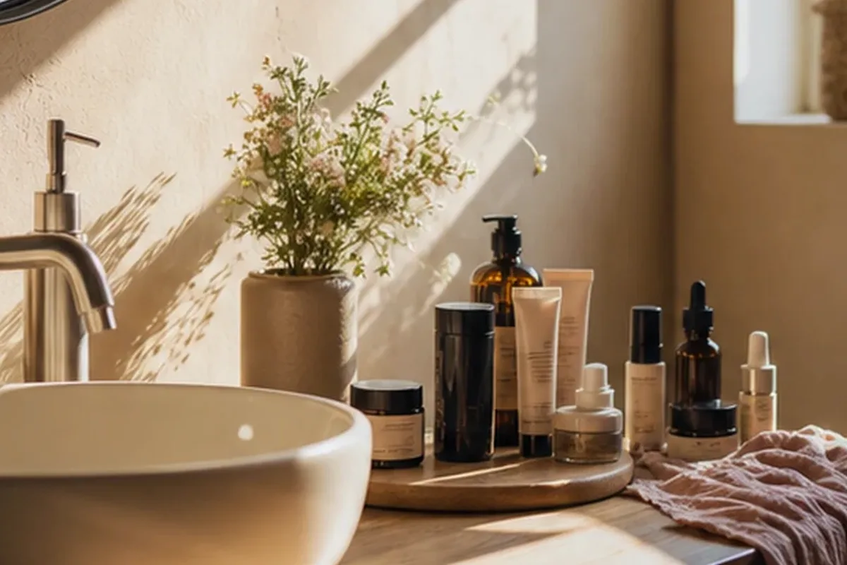 Hochwertige Beauty-Inszenierung zu Auswahlkriterien für Skin Tint für empfindliche Haut