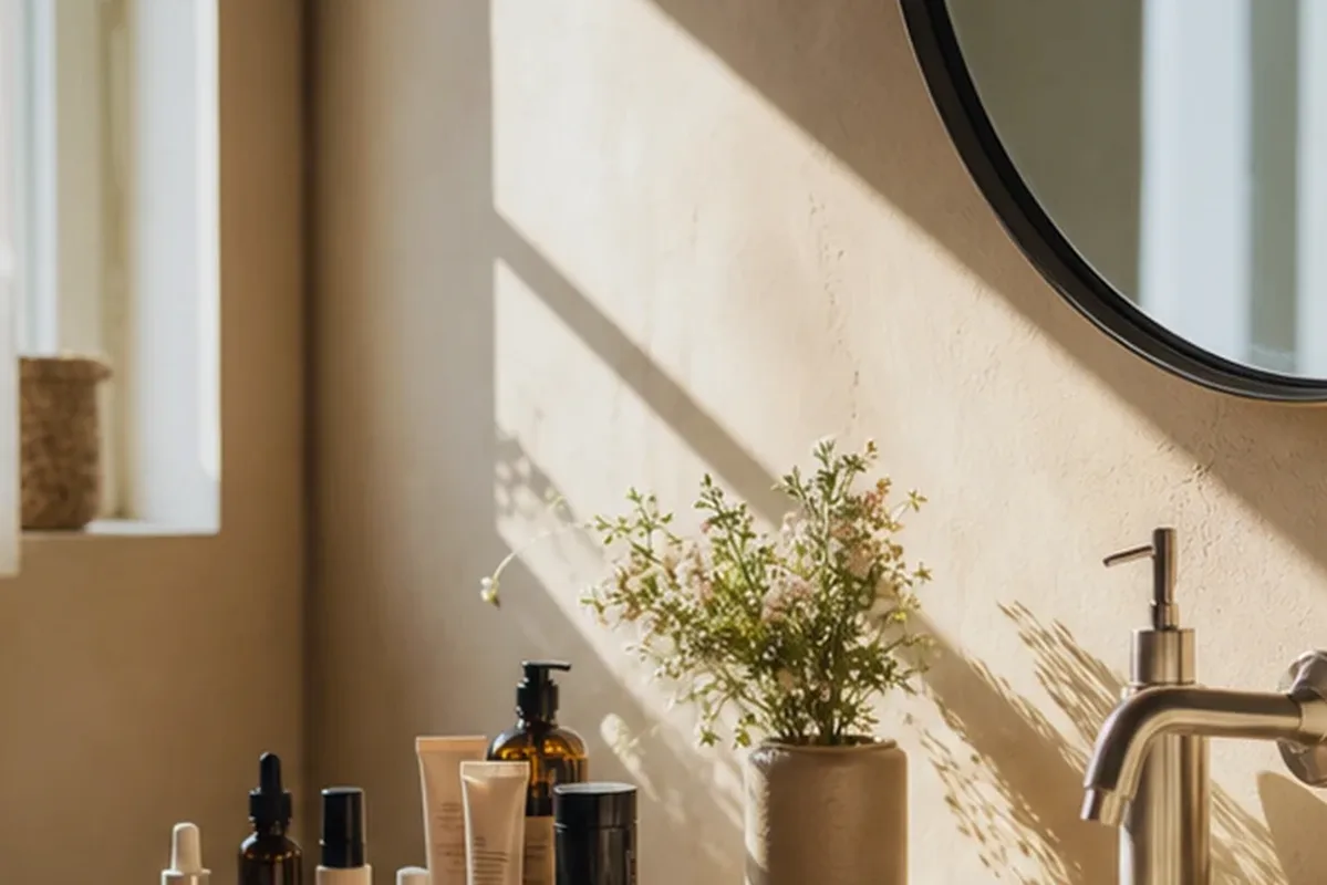 Hochwertige Beauty-Inszenierung zu Auswahlkriterien für Setting Spray für trockene Haut