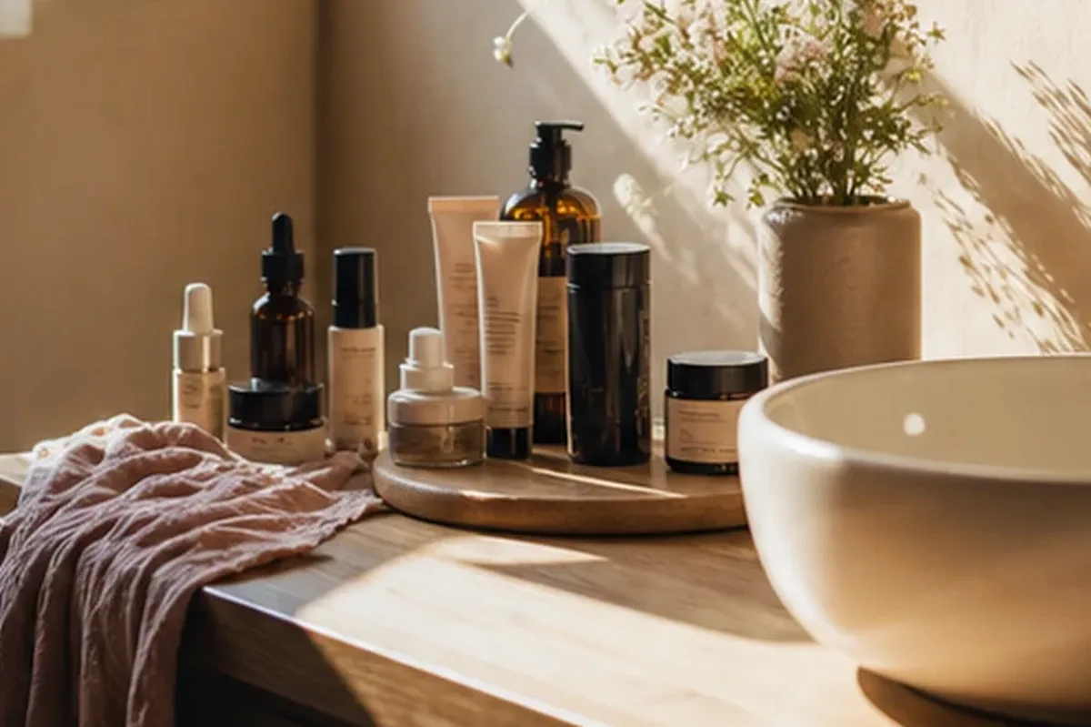 Hochwertige Beauty-Inszenierung zu Auswahlkriterien für Skin Tint bei großen Poren
