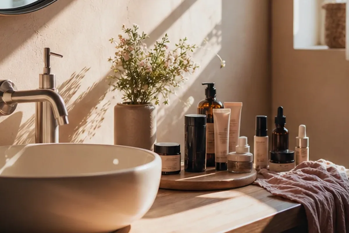 Hochwertige Beauty-Inszenierung zu Auswahlkriterien für Männer-Shampoo für trockene Haut