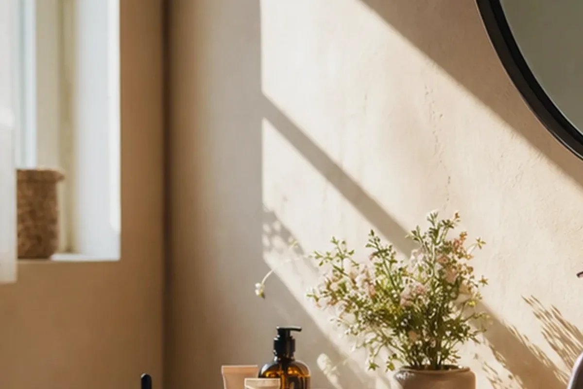 Hochwertige Beauty-Inszenierung zu Auswahlkriterien für Kopfhautserum bei fettigem Ansatz