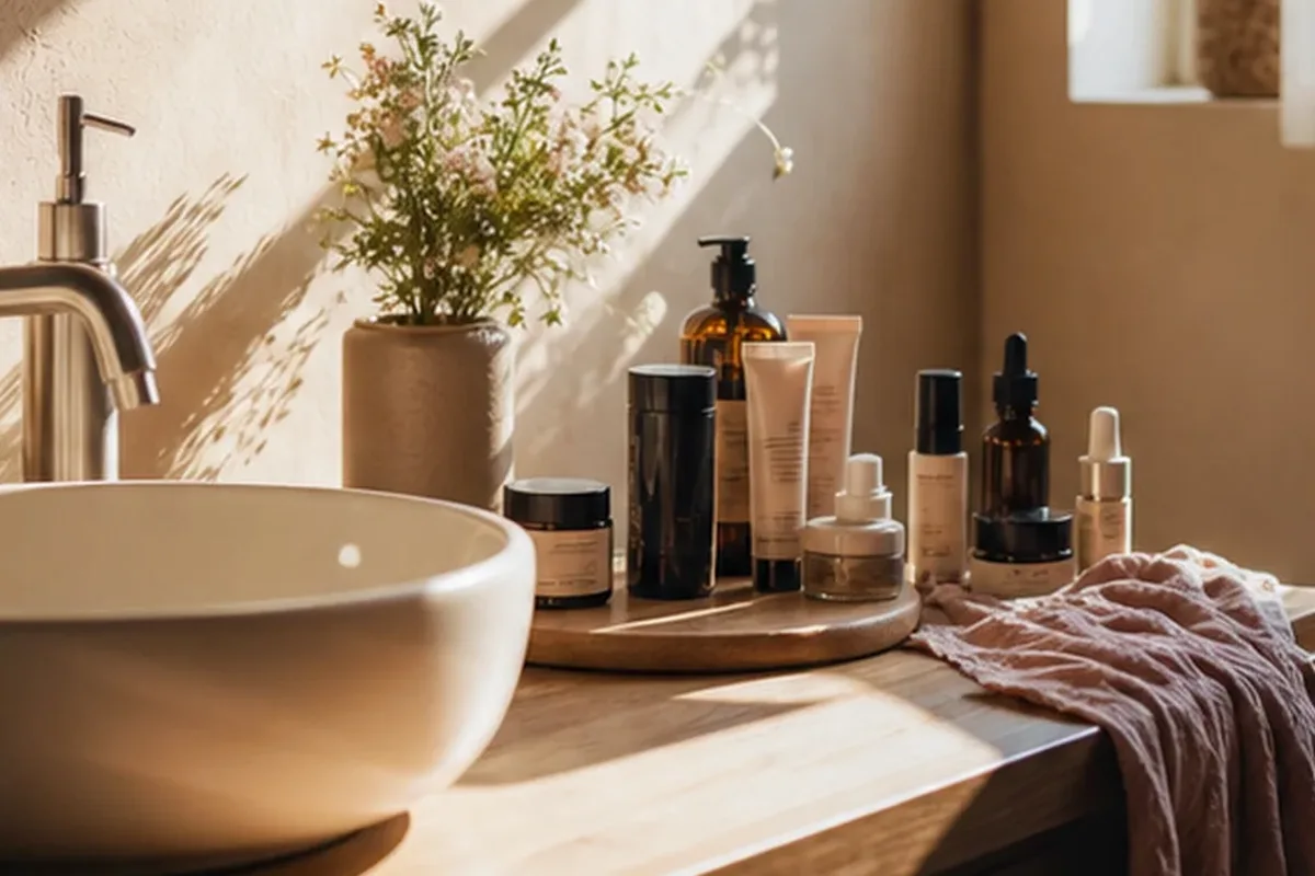 Hochwertige Beauty-Inszenierung zu Auswahlkriterien für Bartbalsam bei wenig Zeit