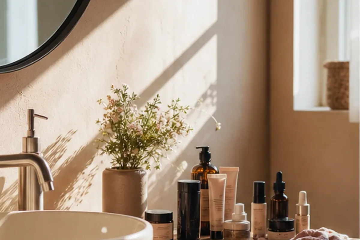 Hochwertige Beauty-Inszenierung zu Auswahlkriterien für Augenpflege bei ersten Fältchen