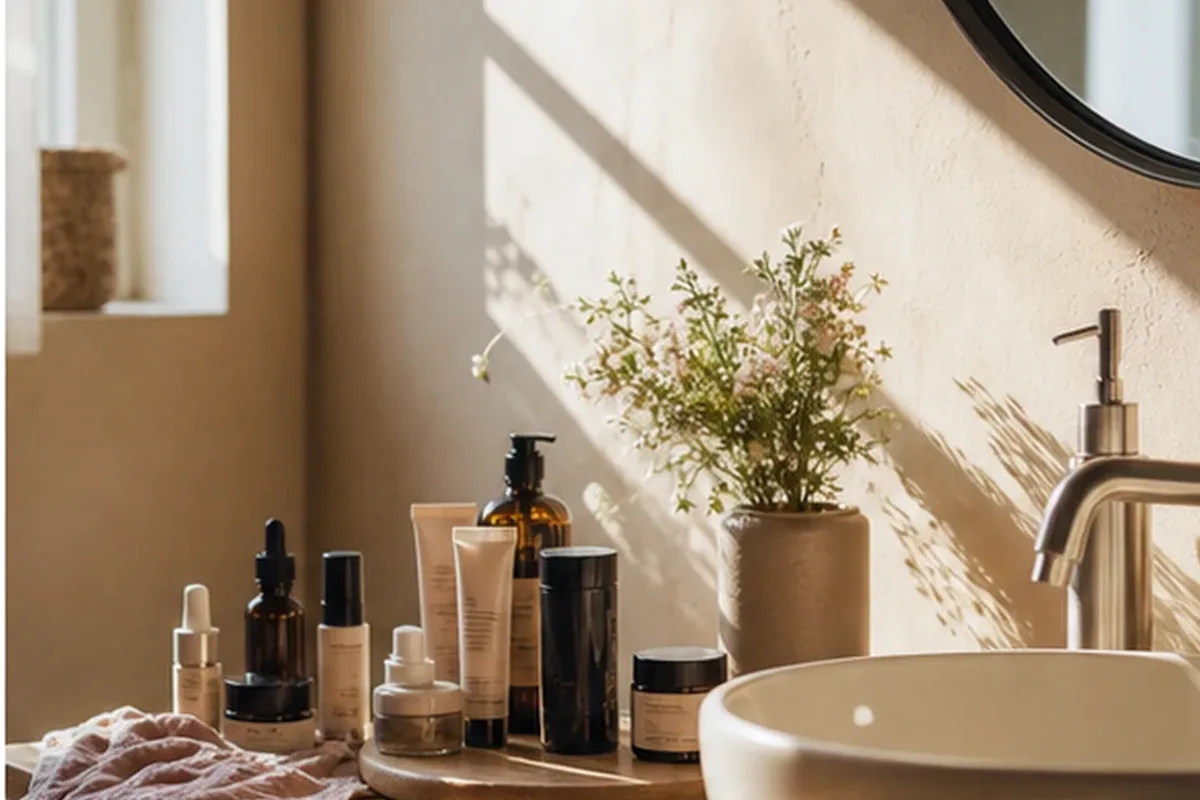 Hochwertige Beauty-Inszenierung zu Auswahlkriterien für Anti-Frizz-Pflege bei Haarbruch