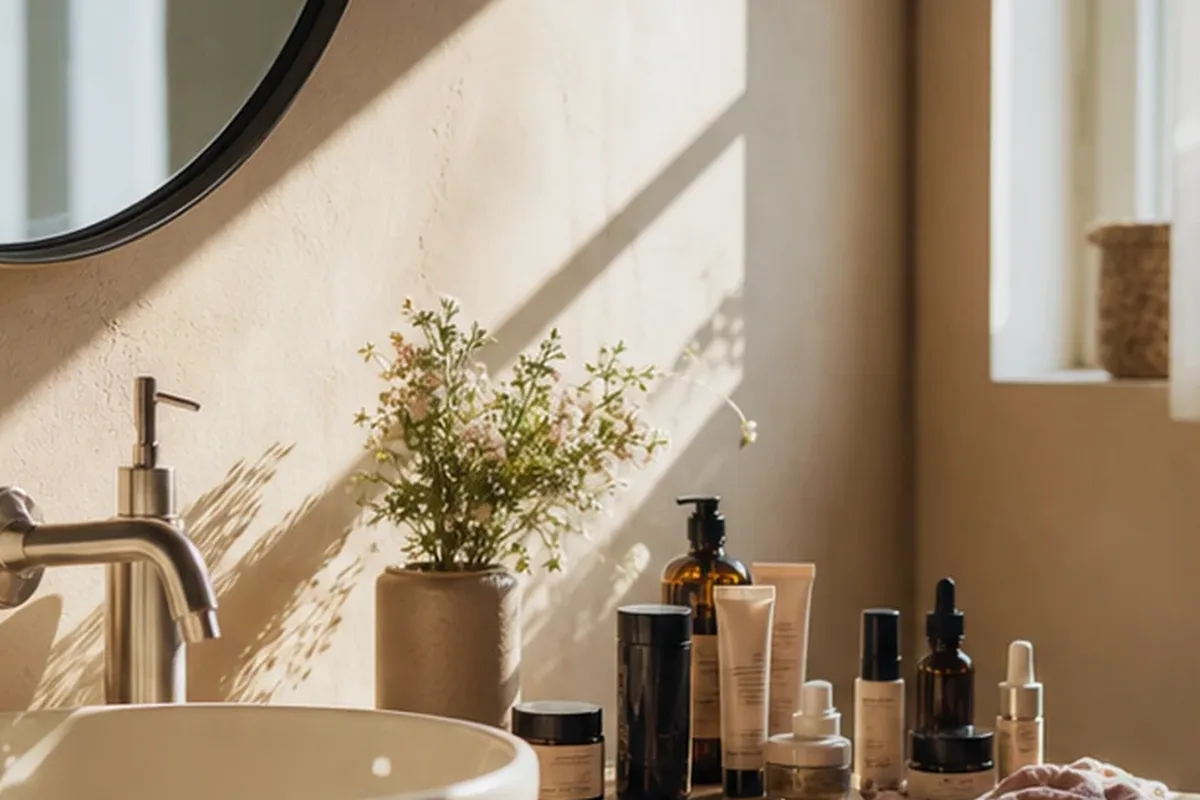 Hochwertige Beauty-Inszenierung zu Auswahlkriterien für Männer-Shampoo für trockene Haut