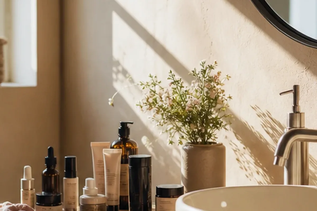 Redaktionelle Detailaufnahme zur Orientierung bei Puder für einen natürlichen Look