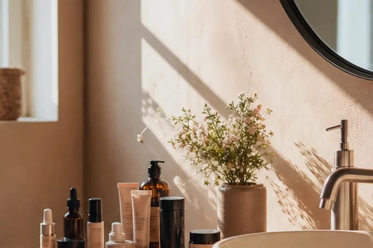 Redaktionelle Detailaufnahme zur Orientierung bei Retinol-Serum für trockene Haut