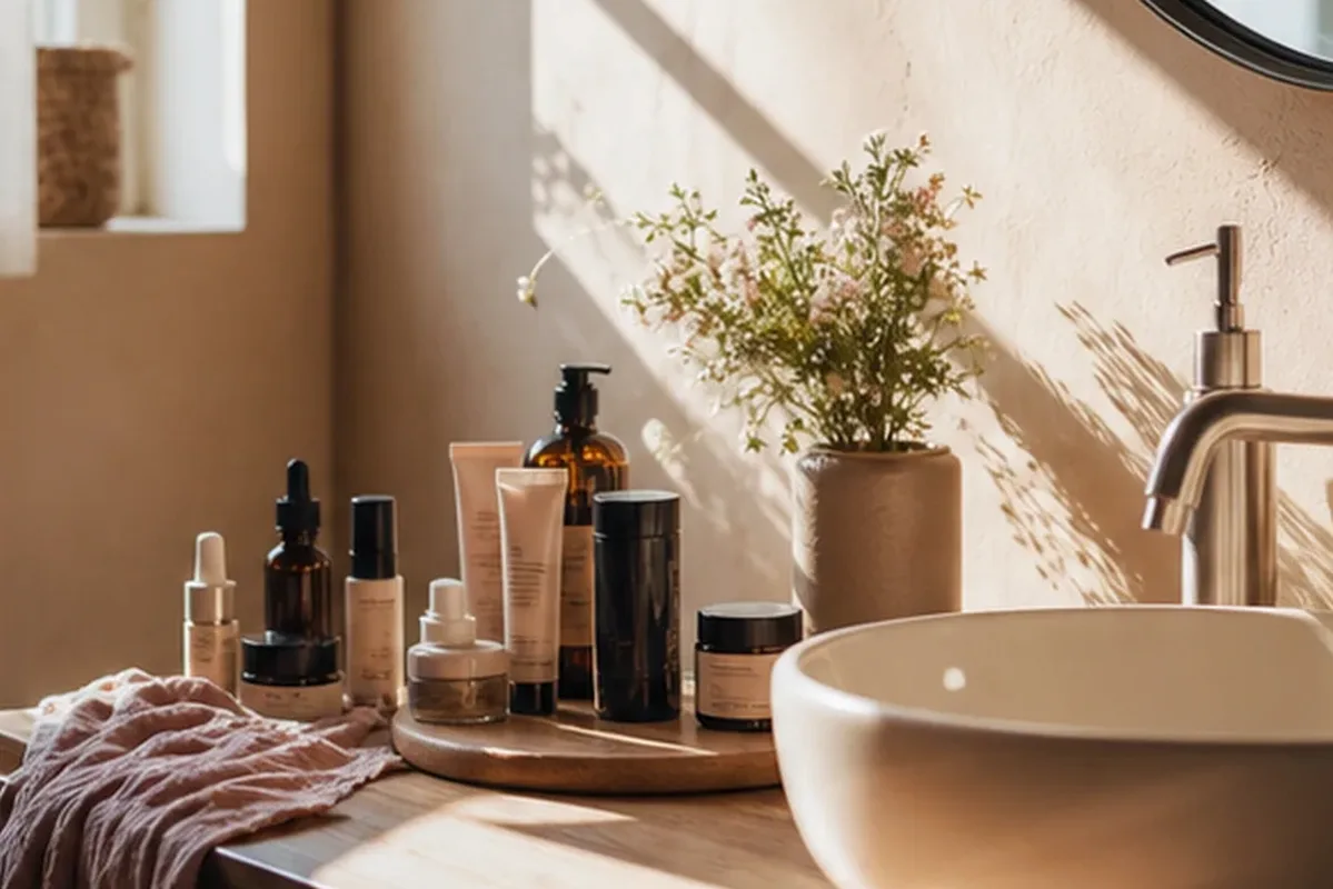 Hochwertige Beauty-Inszenierung zu Auswahlkriterien für Volumenspray für strapaziertes Haar