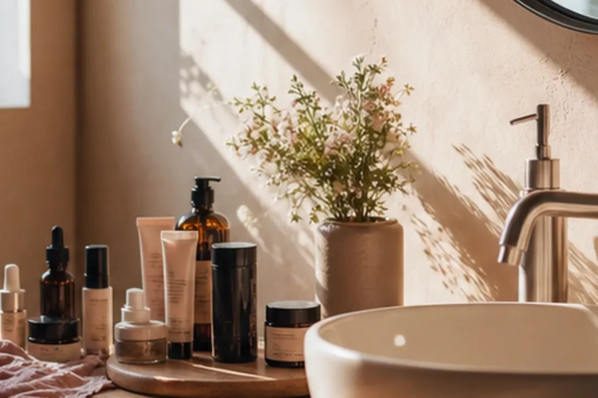 Hochwertige Beauty-Inszenierung zu Auswahlkriterien für Leave-in-Pflege bei Frizz