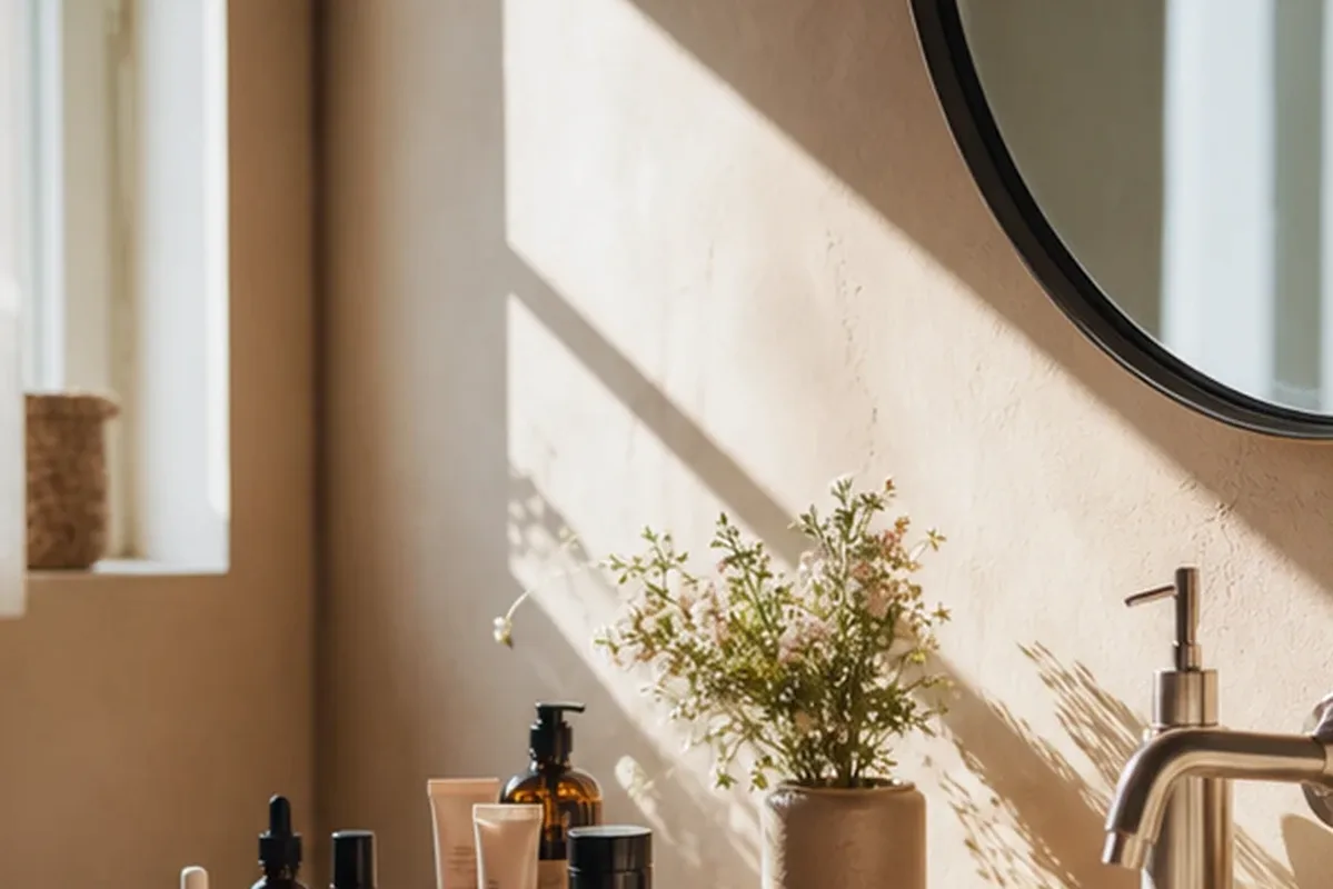 Hochwertige Beauty-Inszenierung zu Auswahlkriterien für Kosmetikspiegel für Anfänger