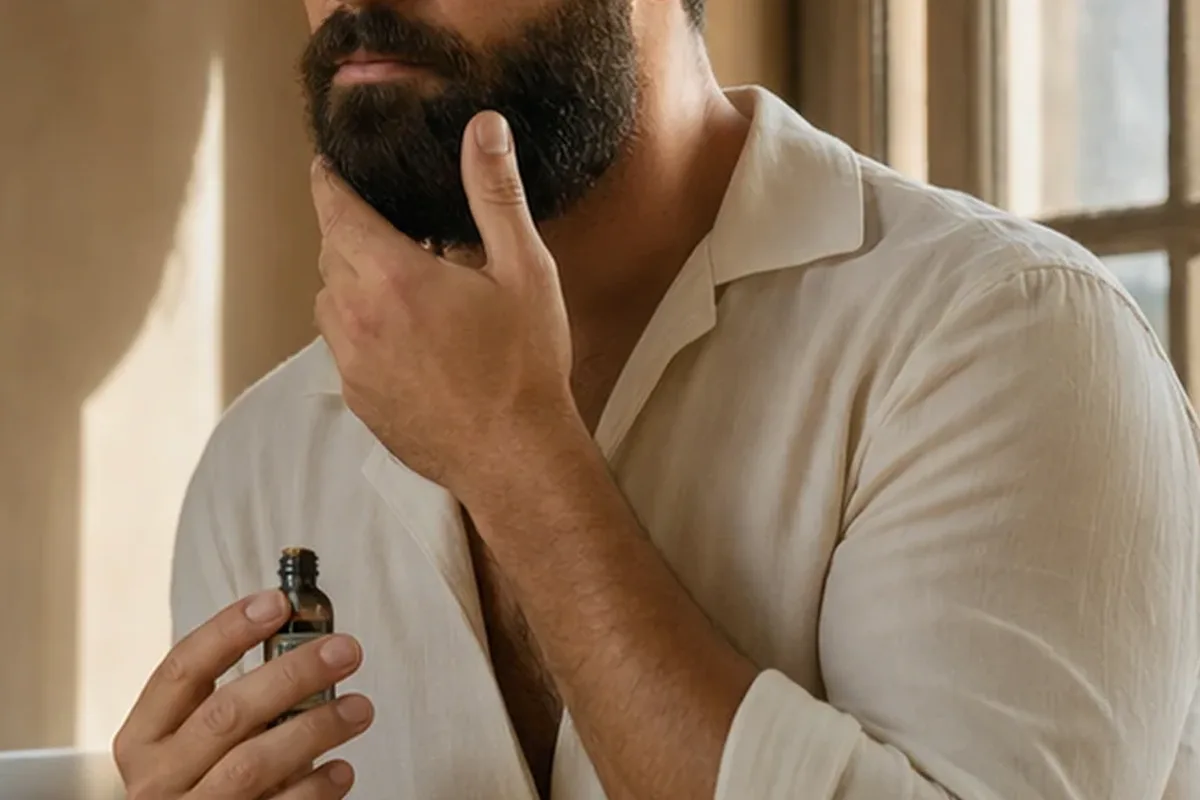 Authentische Beauty-Routine passend zum Thema Männer-Gesichtsreiniger bei wenig Zeit
