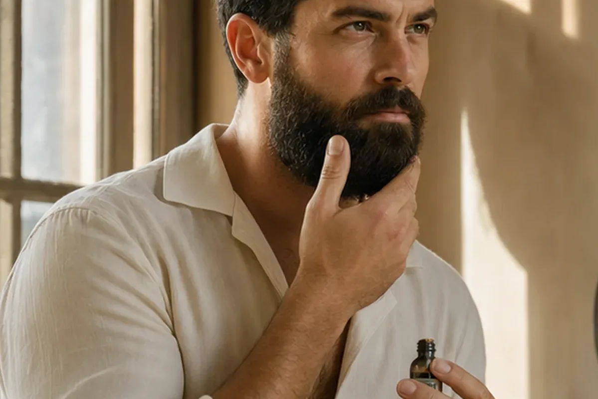 Authentische Beauty-Routine passend zum Thema After Shave für fettige Haut