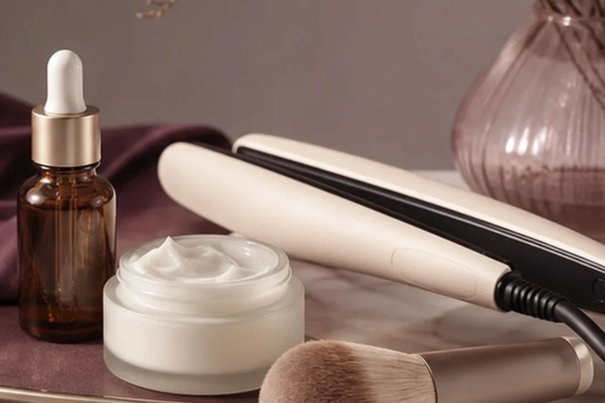 Redaktionelle Detailaufnahme zur Orientierung bei Setting Spray bei großen Poren