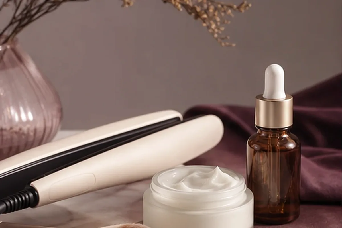 Hochwertige Beauty-Inszenierung zu Auswahlkriterien für Haartrockner für empfindliche Kopfhaut