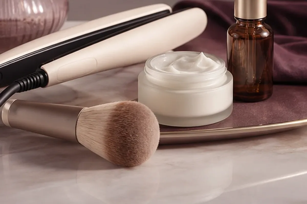 Hochwertige Beauty-Inszenierung zu Auswahlkriterien für Make-up-Pinsel für empfindliche Haut