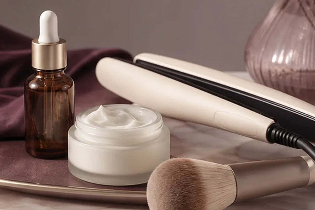 Hochwertige Beauty-Inszenierung zu Auswahlkriterien für Foundation bei großen Poren