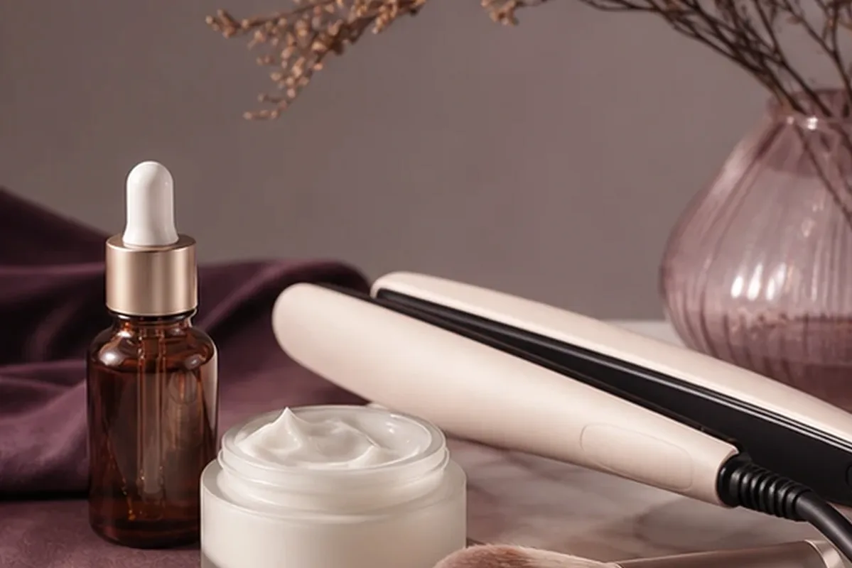 Hochwertige Beauty-Inszenierung zu Auswahlkriterien für Elektrorasierer bei Rasurbrand