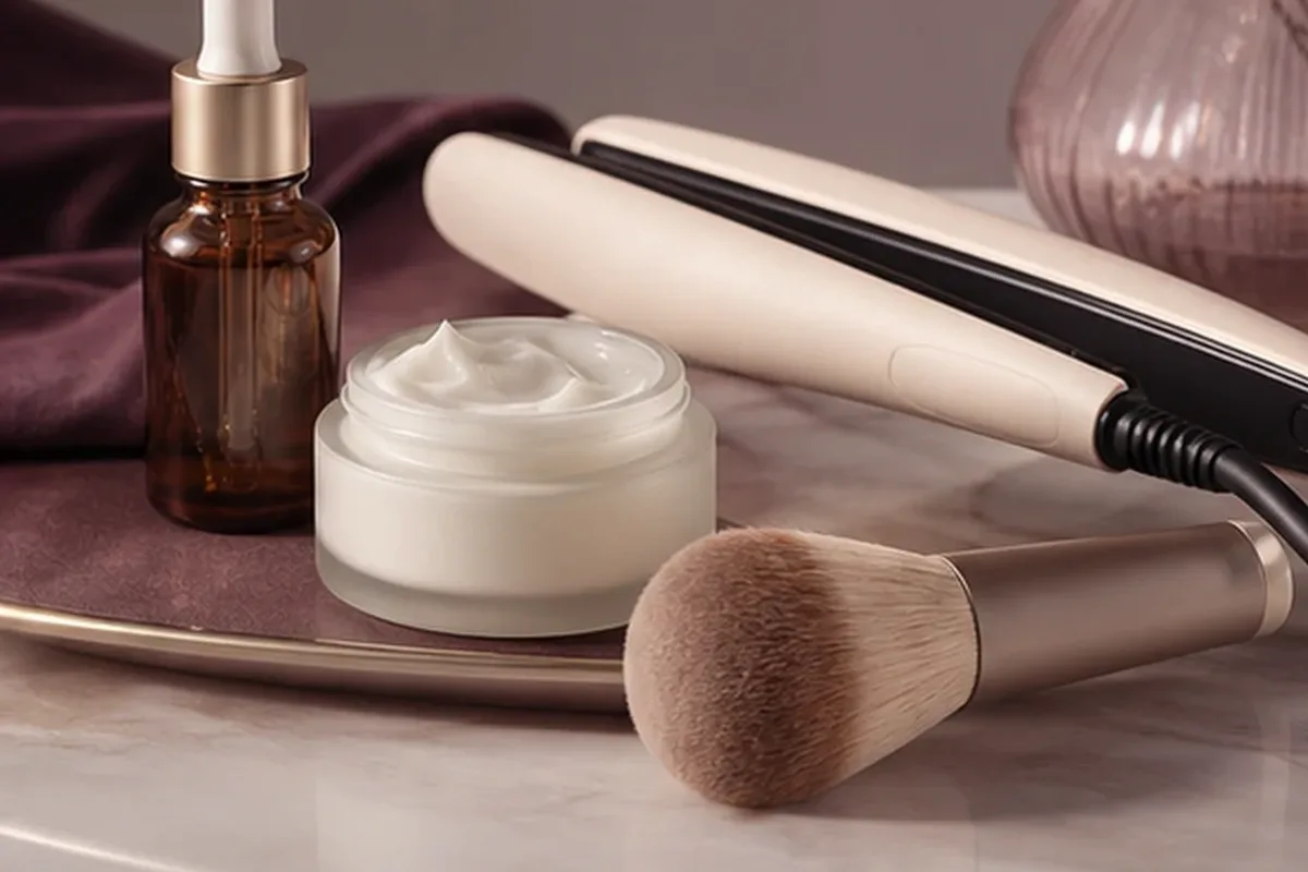 Hochwertige Beauty-Inszenierung zu Auswahlkriterien für Foundation für langen Halt