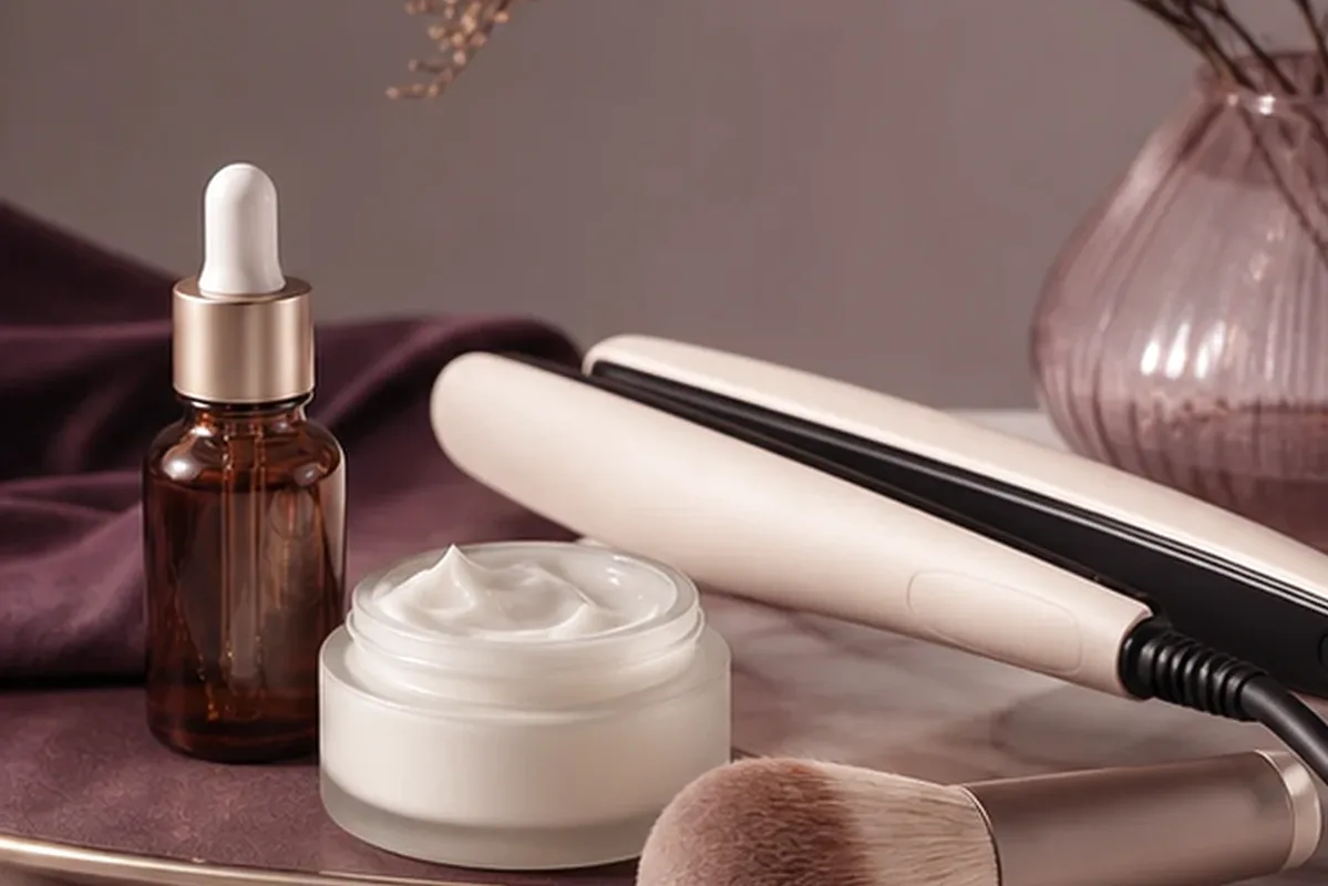Hochwertige Beauty-Inszenierung zu Auswahlkriterien für Kosmetikspiegel mit Premium-Anspruch
