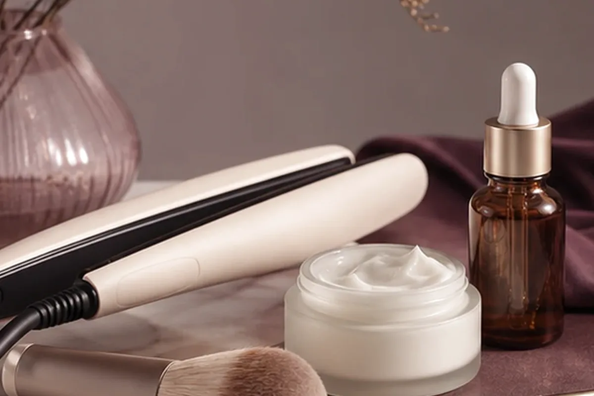 Redaktionelle Detailaufnahme zur Orientierung bei Bronzer für ölige Haut