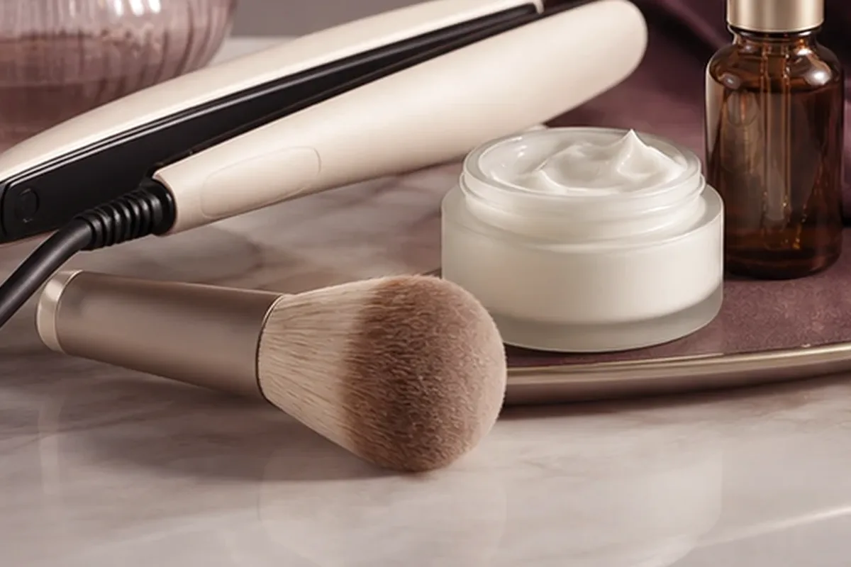 Hochwertige Beauty-Inszenierung zu Auswahlkriterien für Haarmaske für strapaziertes Haar