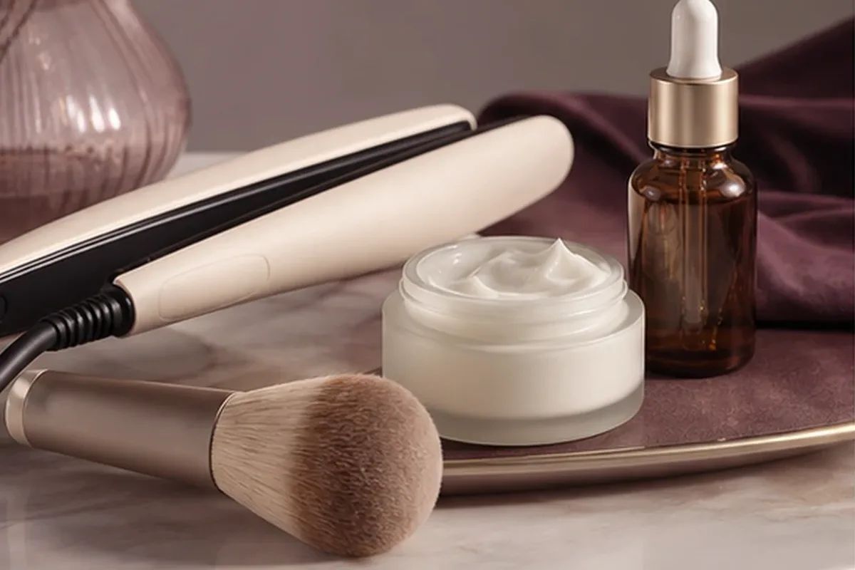 Hochwertige Beauty-Inszenierung zu Auswahlkriterien für Haarmaske für strapaziertes Haar
