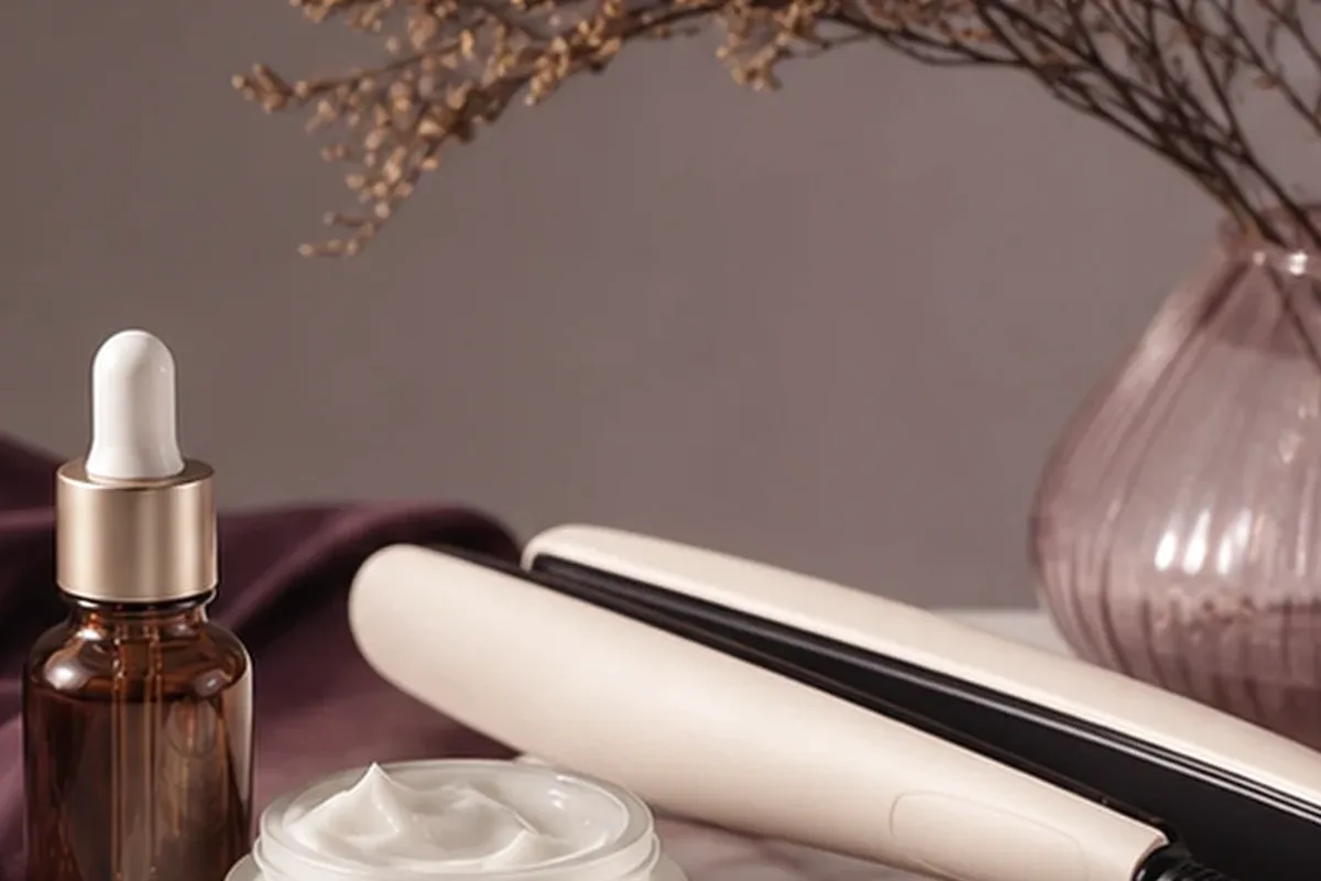 Hochwertige Beauty-Inszenierung zu Auswahlkriterien für Gesichtssauna für empfindliche Haut