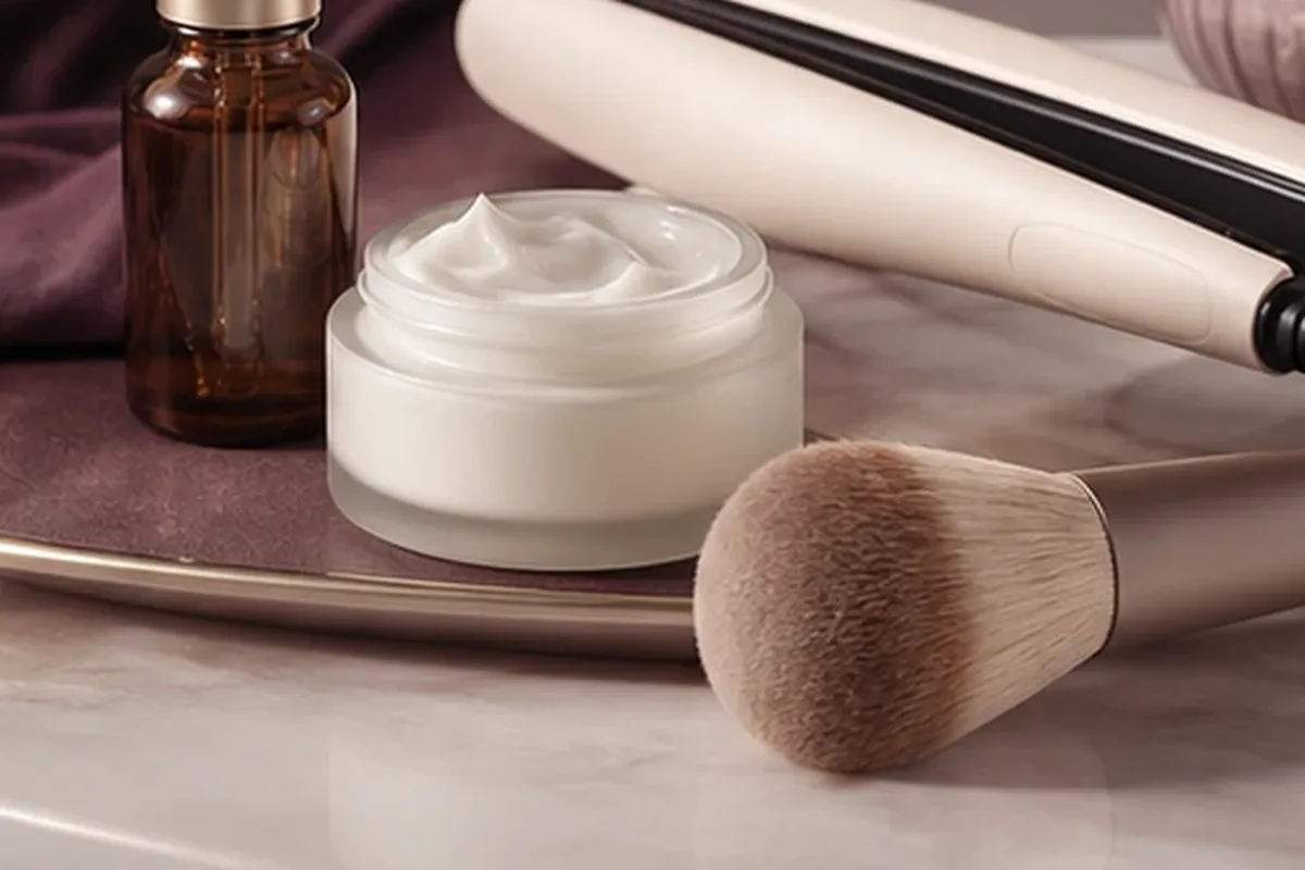 Hochwertige Beauty-Inszenierung zu Auswahlkriterien für Männer-Gesichtscreme bei Rasurbrand