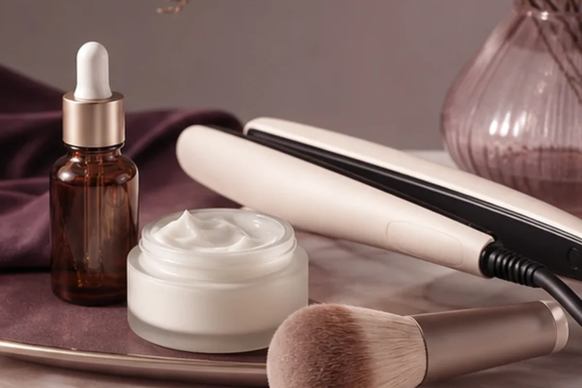 Redaktionelle Detailaufnahme zur Orientierung bei Skin Tint bei großen Poren
