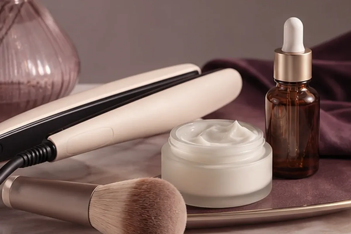 Hochwertige Beauty-Inszenierung zu Auswahlkriterien für Highlighter bei Rötungen