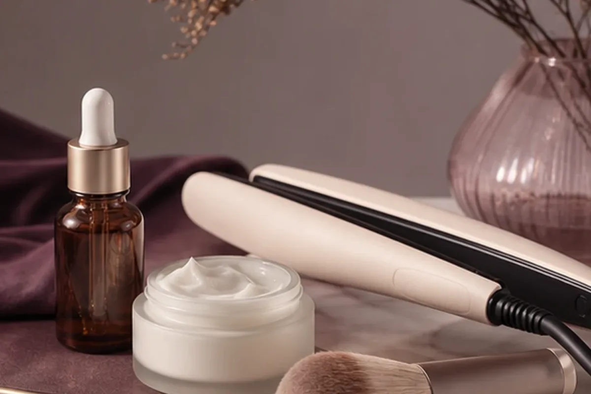 Hochwertige Beauty-Inszenierung zu Auswahlkriterien für Make-up-Pinsel für langen Halt