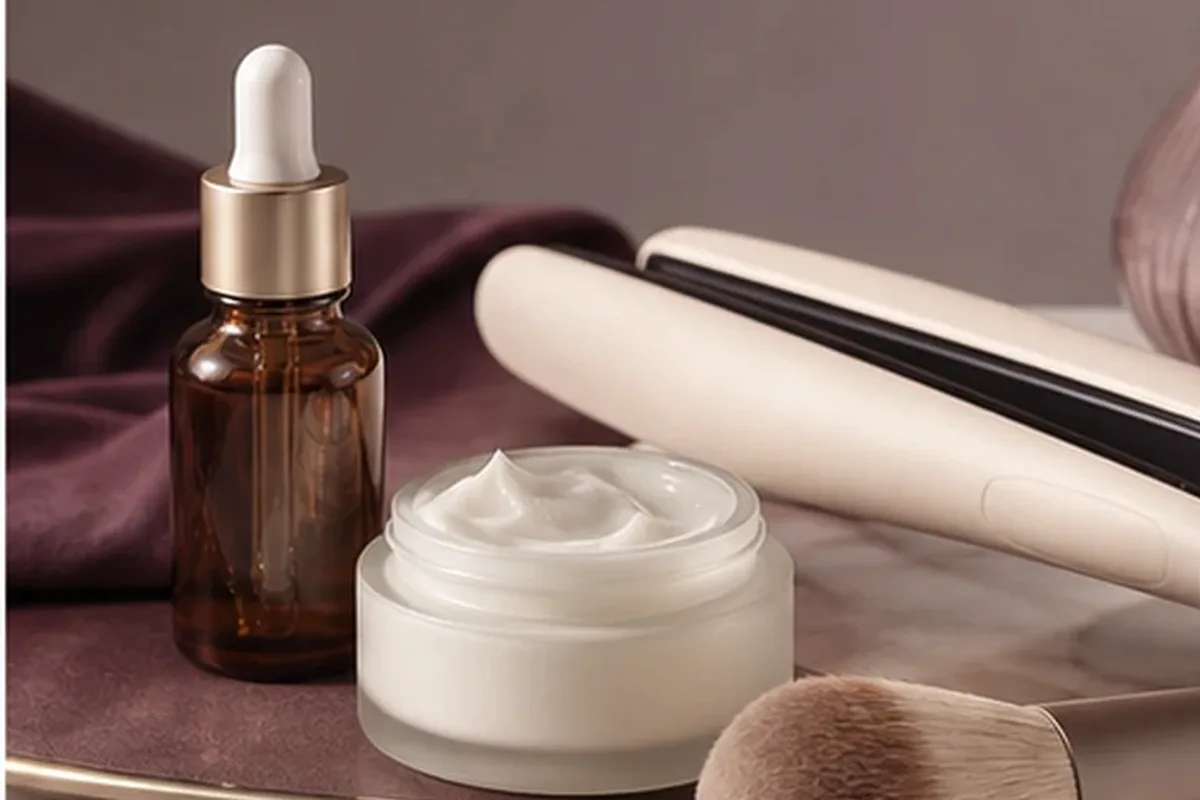 Hochwertige Beauty-Inszenierung zu Auswahlkriterien für Haartrockner für empfindliche Kopfhaut
