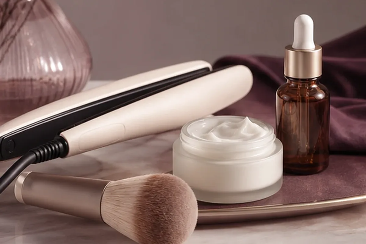 Hochwertige Beauty-Inszenierung zu Auswahlkriterien für Duschöl für müde Füße