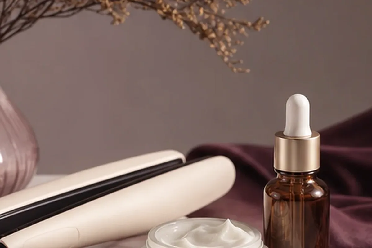 Redaktionelle Detailaufnahme zur Orientierung bei Conditioner bei Haarbruch