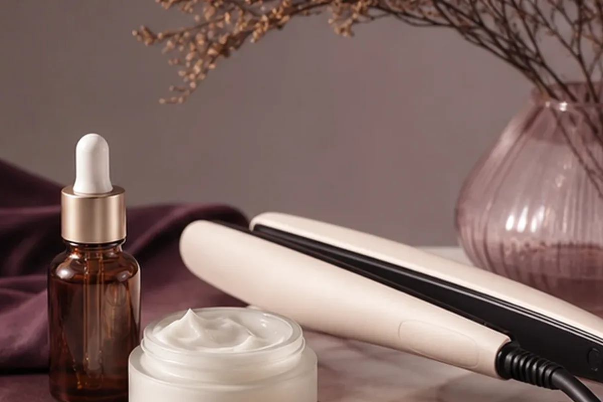 Redaktionelle Detailaufnahme zur Orientierung bei Puder für ölige Haut