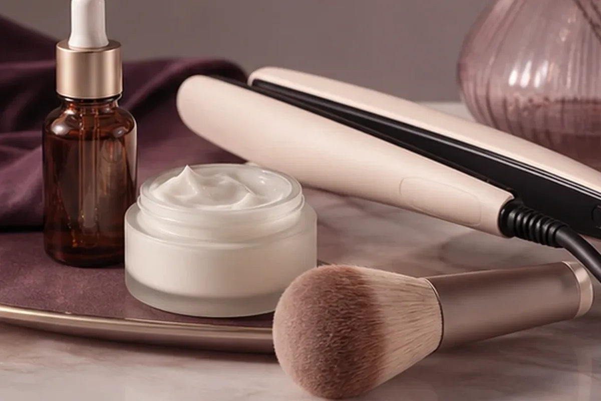 Hochwertige Beauty-Inszenierung zu Auswahlkriterien für Lockenstab für Anfänger
