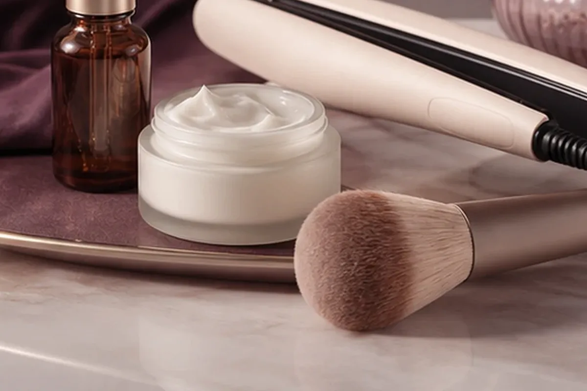 Redaktionelle Detailaufnahme zur Orientierung bei Maniküre-Set für Reisen