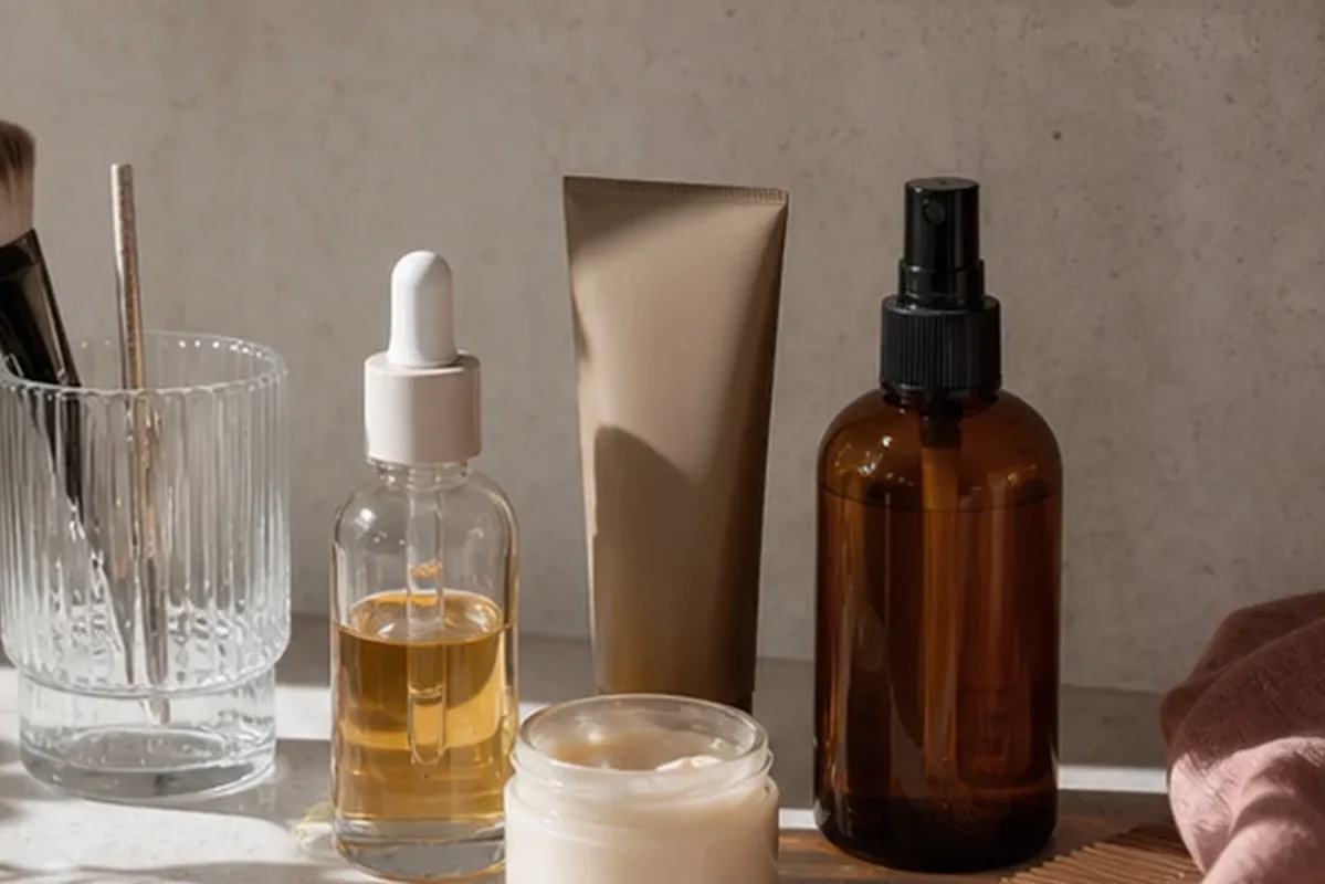 Redaktionelle Detailaufnahme zur Orientierung bei Lidschatten für empfindliche Haut