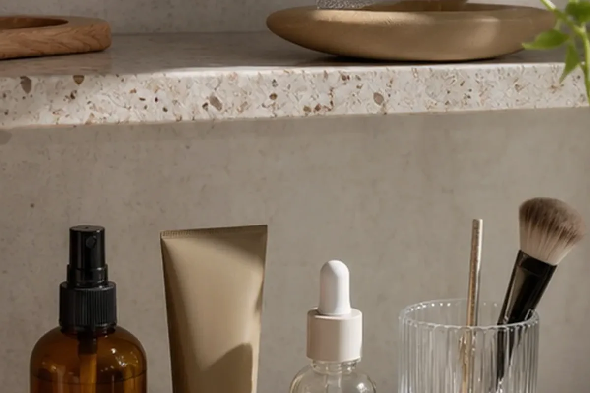 Hochwertige Beauty-Inszenierung zu Auswahlkriterien für Eau de Toilette bei kleinem Budget